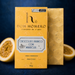 Barra de chocolate branco com maracujá