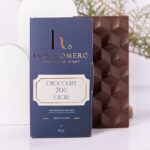 Barra de chocolate 70% cacau sem açúcar