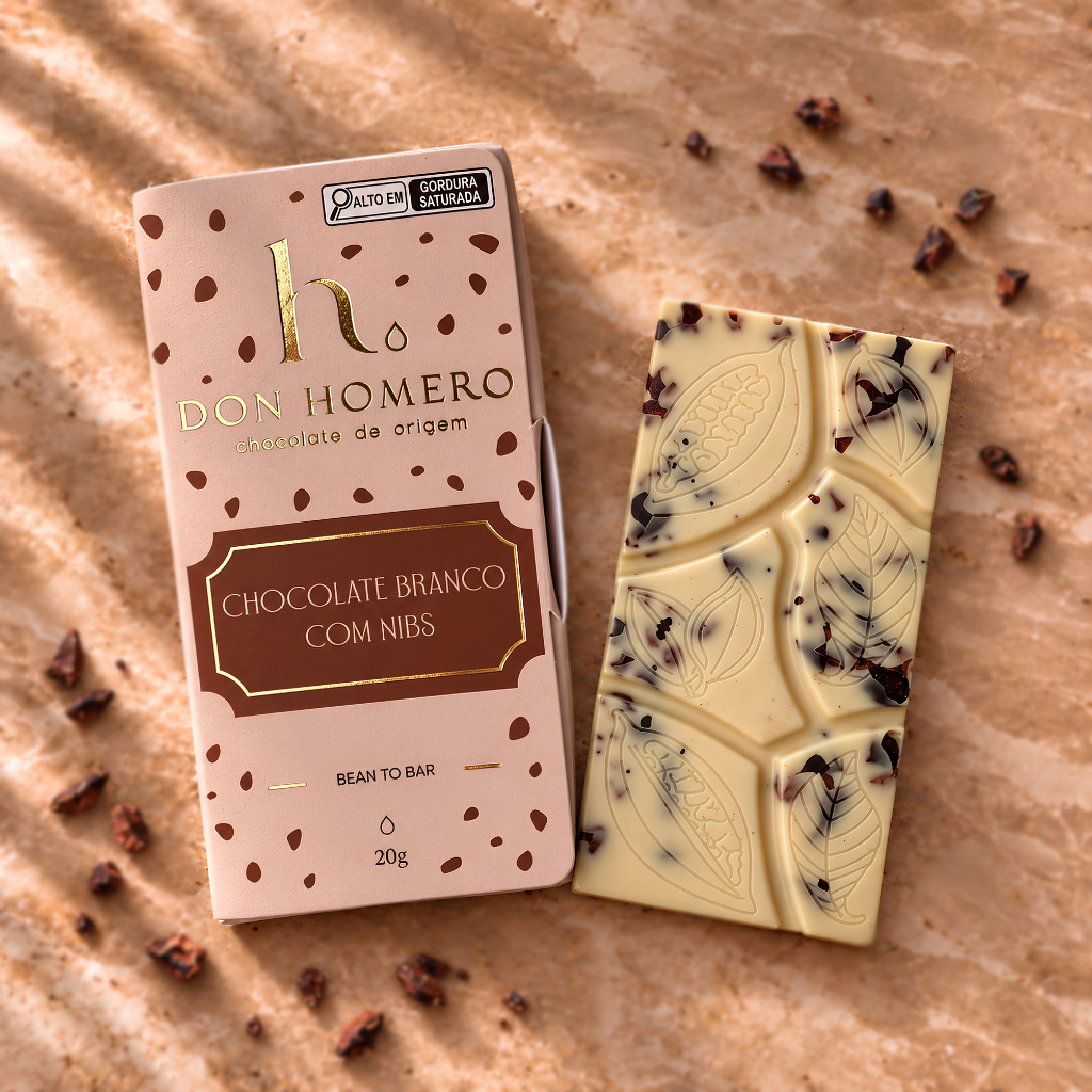 Chocolate branco com nibs| 20g