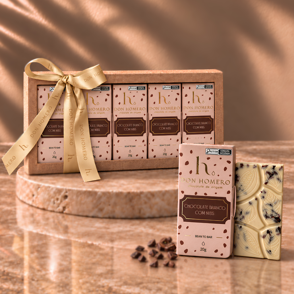 Chocolate branco com nibs| 20g