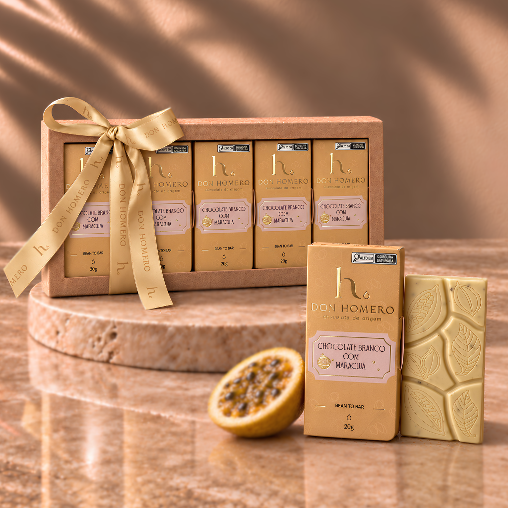 Chocolate branco com maracujá| 20g